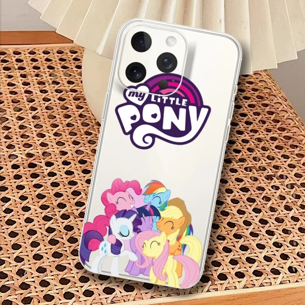 Cute My L-Littles Cartoon-P-Pony Phone Case For Xiaomi 11 12 K40 Pro Redmi Note7 8 9 10 Ultra Thin Silicone Soft Clear Case