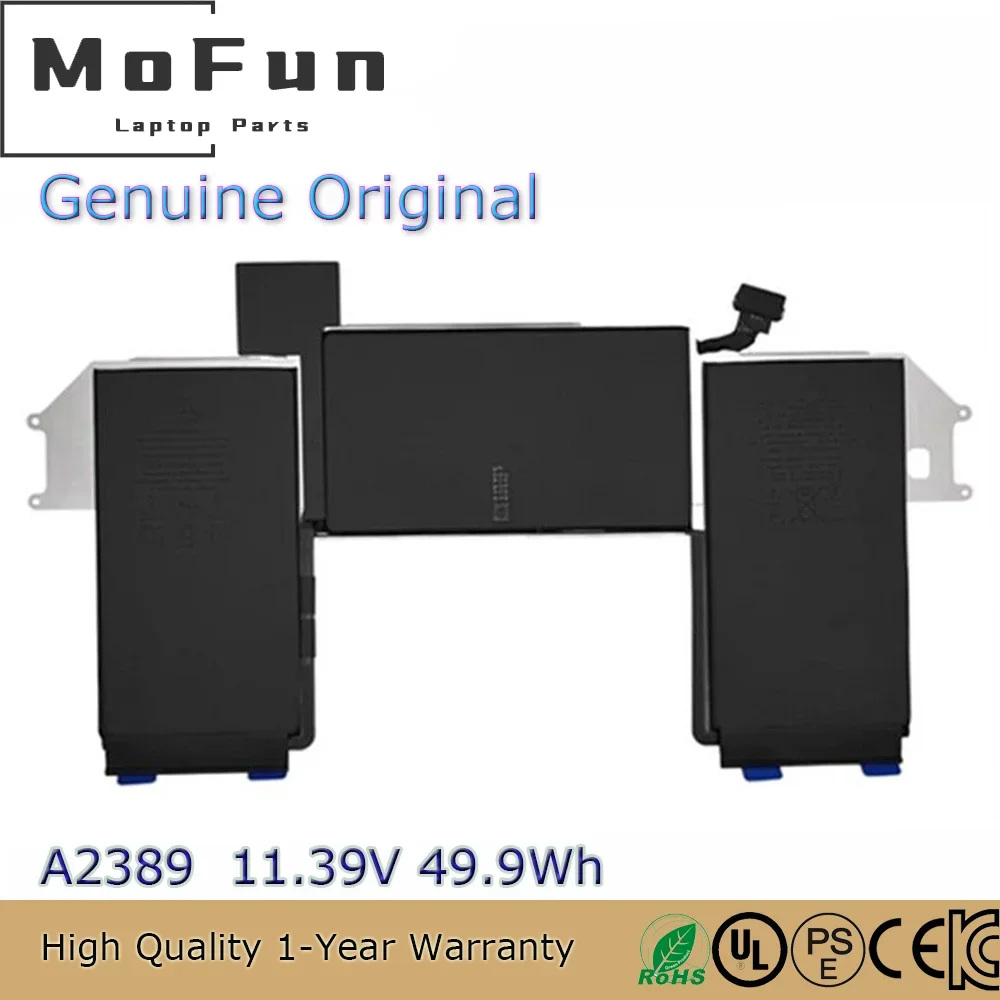 

Brand New Original A2389 11.39V 49.9Wh Laptop Battery for Apple MacBook Air 13" A2179 Air M1 A2337 2020 Year etc.