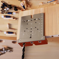 Punch Locator and Limiting Frame 35mm Woodworking Hinge Hole Opener Punch Tool Quick and Precise Drilling and Mounting of Hinges