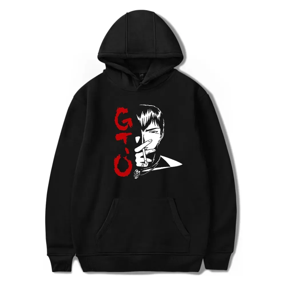 Grande Professor Onizuka Anime Hoodie Para Homens E Mulheres, Moletom de Manga Comprida, Pulôver da Moda 2024