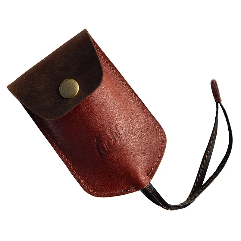 Handmade Leather Key Wallet Minimalist Genuine Leather Key Organizer Key Chain Vintage Cowhide Car Key Holder Gift For Him
