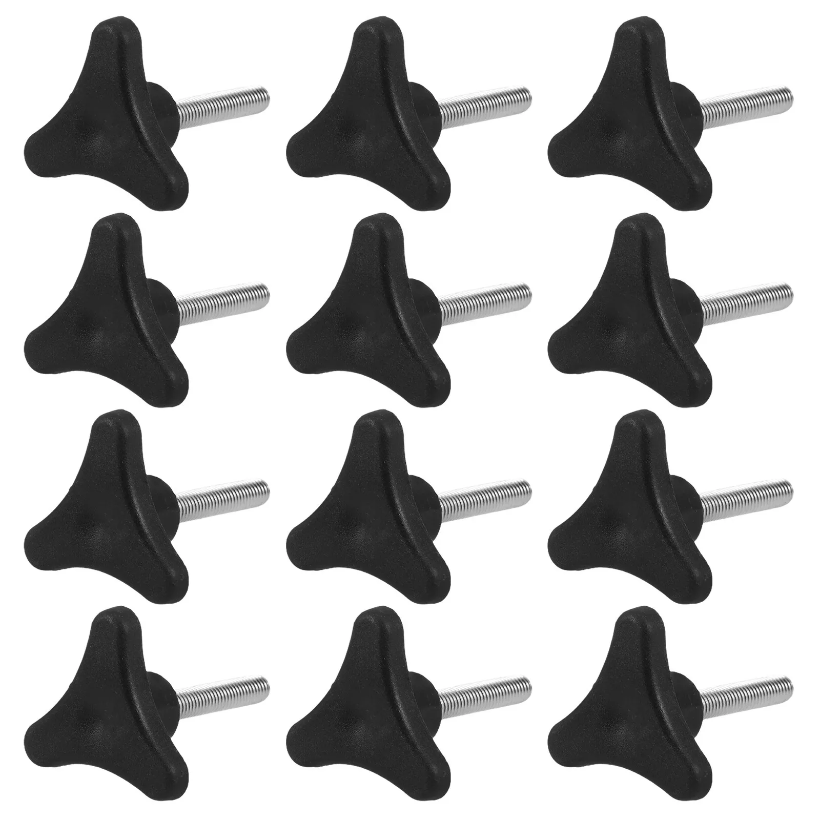 

12Pcs Bedside Toilet Thumb Screws Robust Replacement Fasteners for Commode Seat Secure Fit Anti-Slip Design Easy Tool-Free