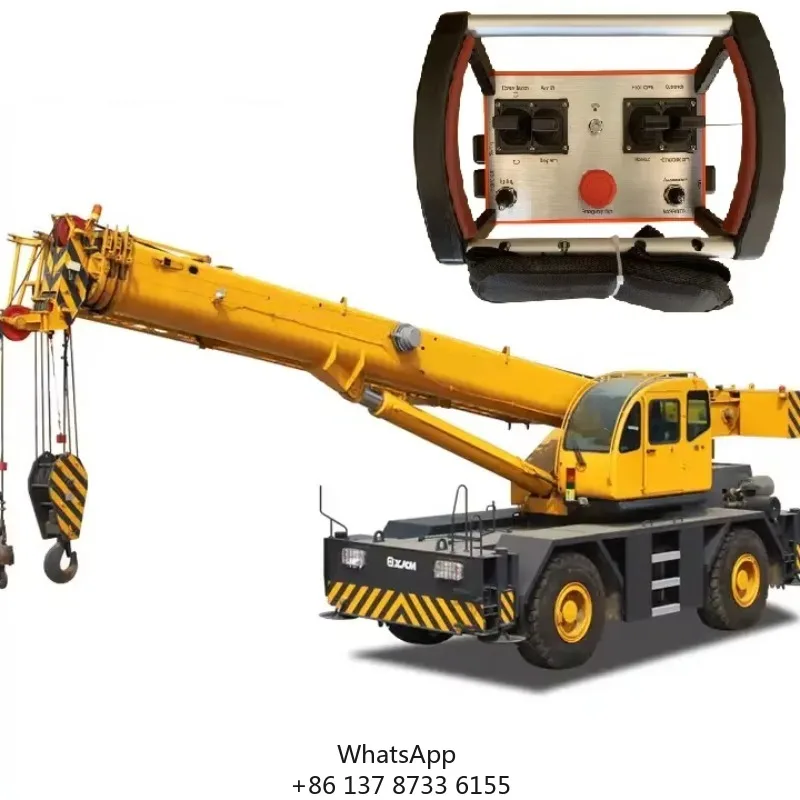 

5Ton Crawler Crane Multi-functional 3ton Mini Spider Crane Remote Control Gantry Crane 4 Joystick Valve Motor Remote Control