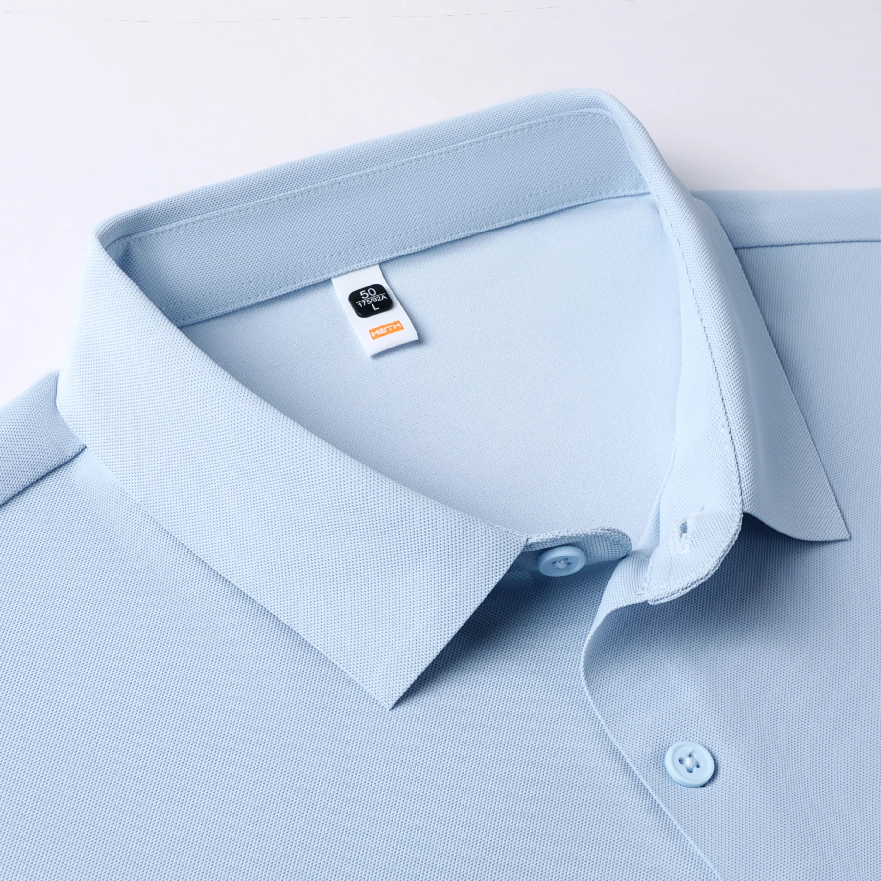 

Tech Fabric Men Short Sleeve Shirt Seamless Cooling Anti-bacterial 10A UV Protection Lightweight Breathable Summer Work Shirts