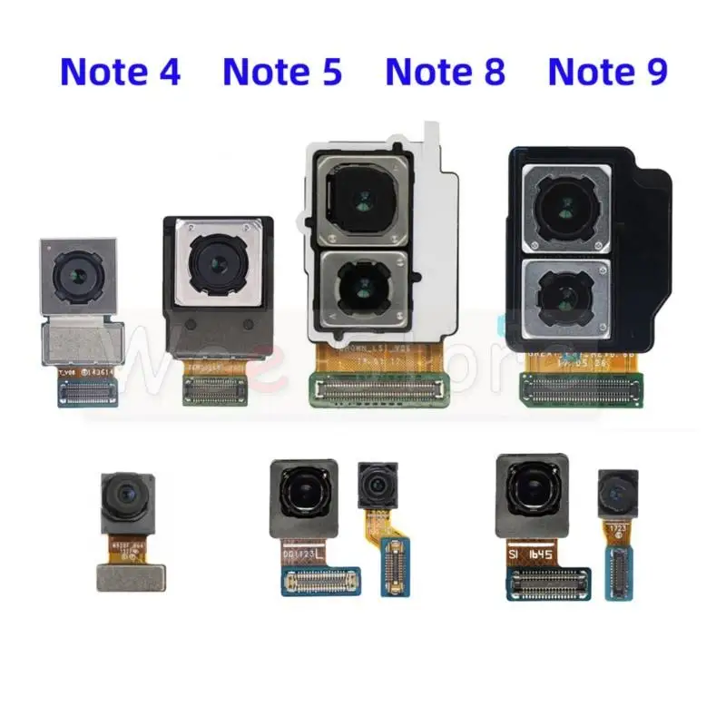 AiinAnt Main Back Rear Camera Flex Cable For Samsung Galaxy Note 4 5 8 9 N910U N920U N950U N960U Front Camera Flex