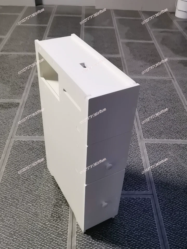 

Customized toilet bathroom waterproof crevice cabinet storage cabinet toilet rack