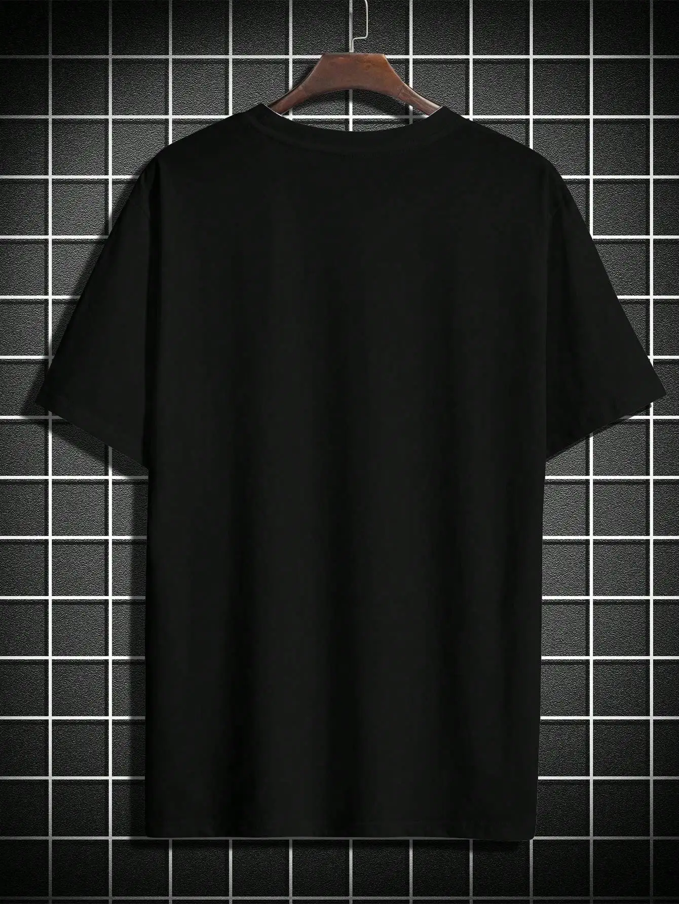 Manfinity LEGND Men Casual Summer Cross & Slogan Graphic Printed Short Sleeve T-Shirt, For Friends