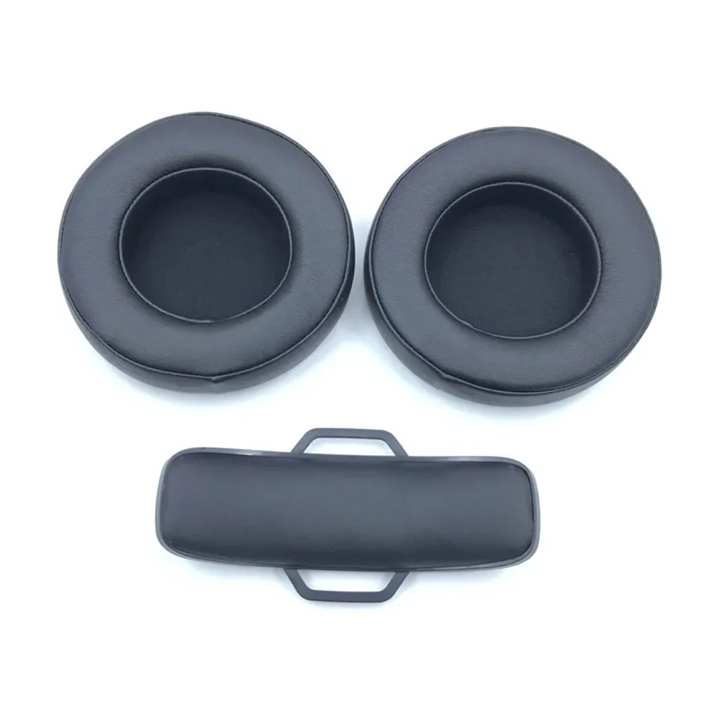 Replacement Earpads Head beam cushion Soft Foam Plastic Suitable for Razer ManO'War 7.1 Black High Quality Newest Reliable