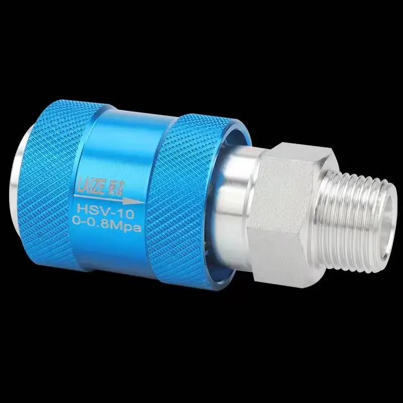 Exhaust valve hand slide valve HSV-06/08/10/15/2025 pneumatic 1/4 1/2 split push valve slide switch