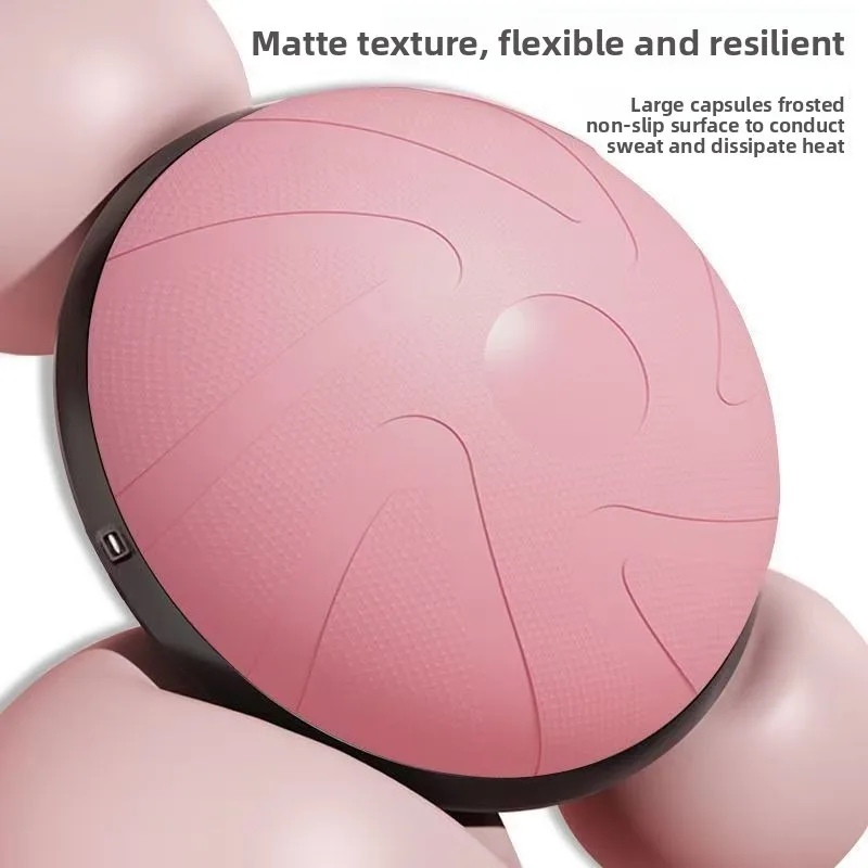 Semicircular Bosu Ball Fitness Pilates Glossy Surface Thickened Explosion Proof Unisex Home Workout Bosu Ball Pilates Training