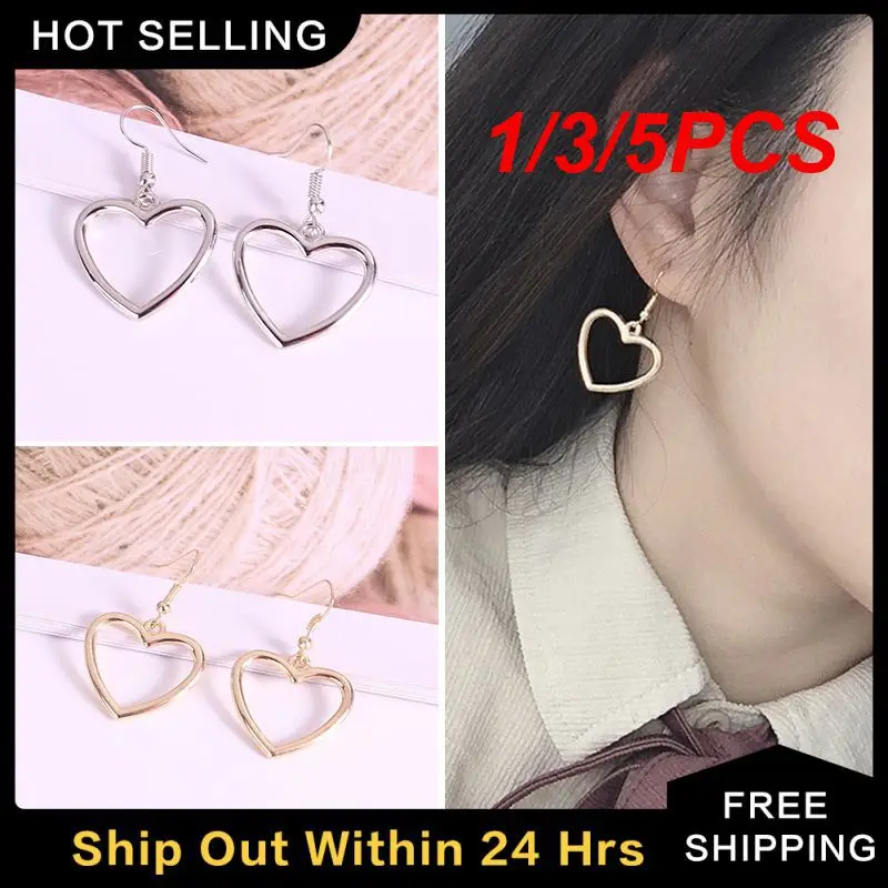 1/3/5PCS Fashion Trendy Adorable Fashionable Fruit-shaped Earrings Red Cherry Earrings Gift For Women Popular Choice Cute