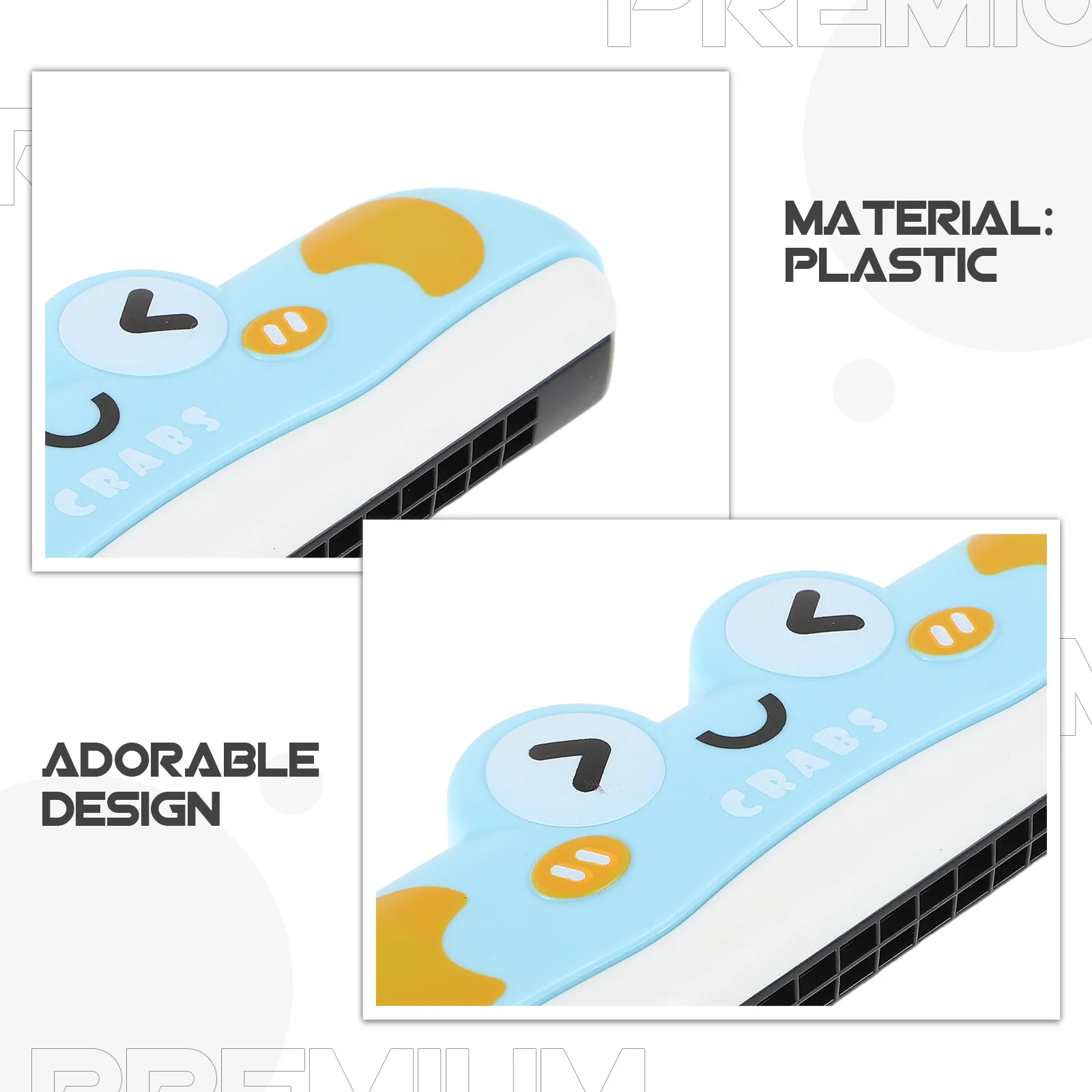 Children Harmonica Cartoon Design Preschool Educational Musical Instruments Baby Music Baby Instrument for Toddlers