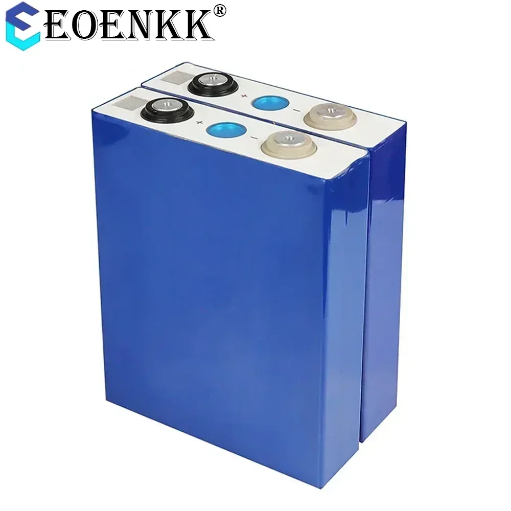 EOENKK New 3.2V 105Ah120Ah LiFePO4 Battery Cells Rechargeable Battery Pack for Solar Li-Ion High Current Rechargeable Power Cell