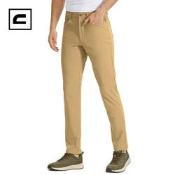 CRZ YOGA-Pantalon de golf confortable toute la journée pour homme, pantalon de travail décontracté léger, séchage rapide, 5 poches, 30 po