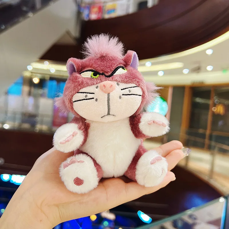 12cm 4 Colors Lovely Lucifer Plush keychain Doll Kawaii Bag Pendant Plush Stuffed Toy Backpack Pendant Birthday Gift For Childre