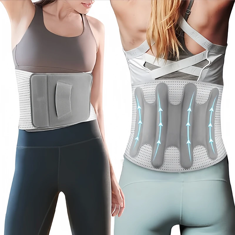 

Lumbar Support Belt for Men Women Breathable Close-fitting Back Brace for Lower Back Pain Relief Herniated Disc Sciatica