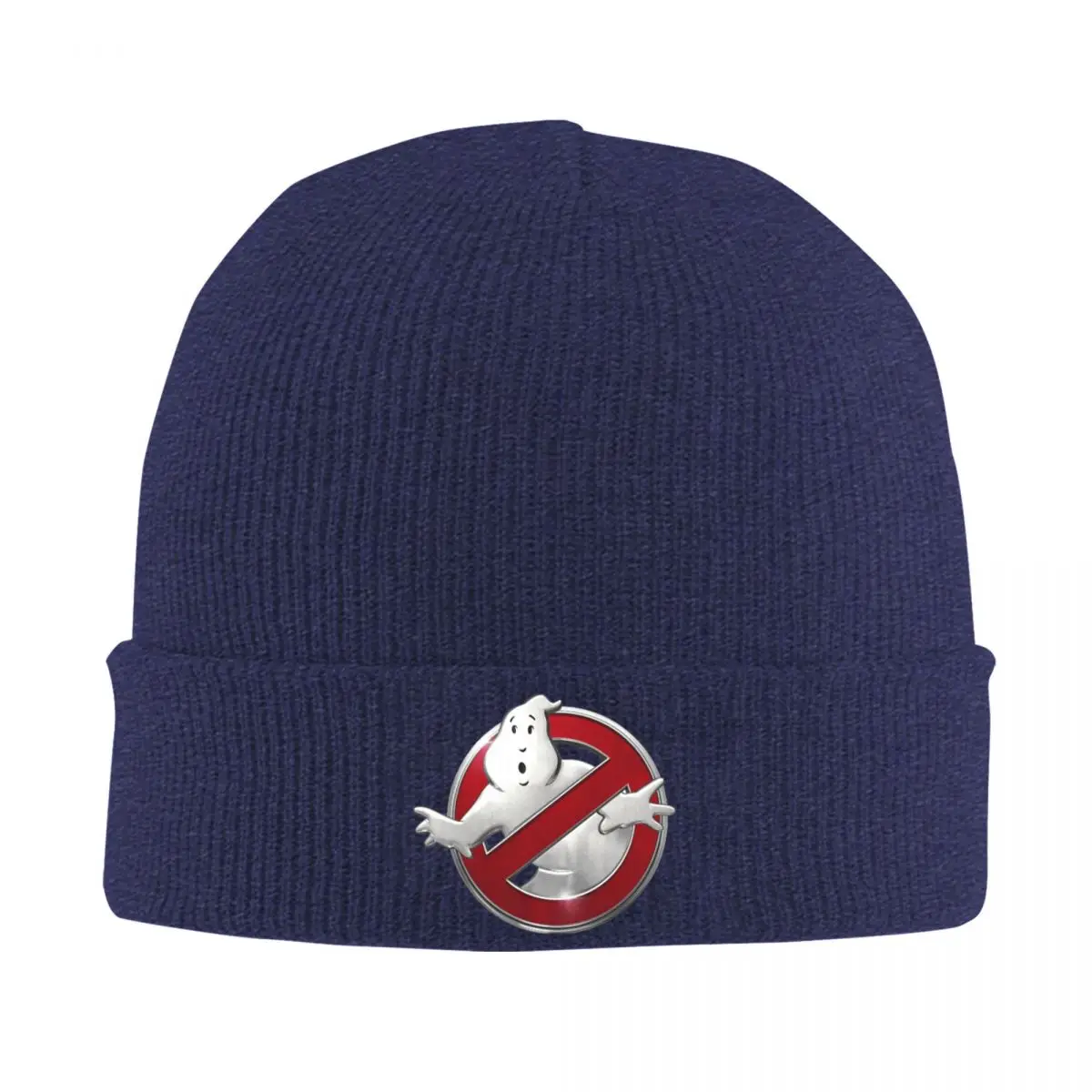 Ghostbusters-Logo Hat Autumn Winter Beanies Street Caps Men Women Acrylic Knitted Caps