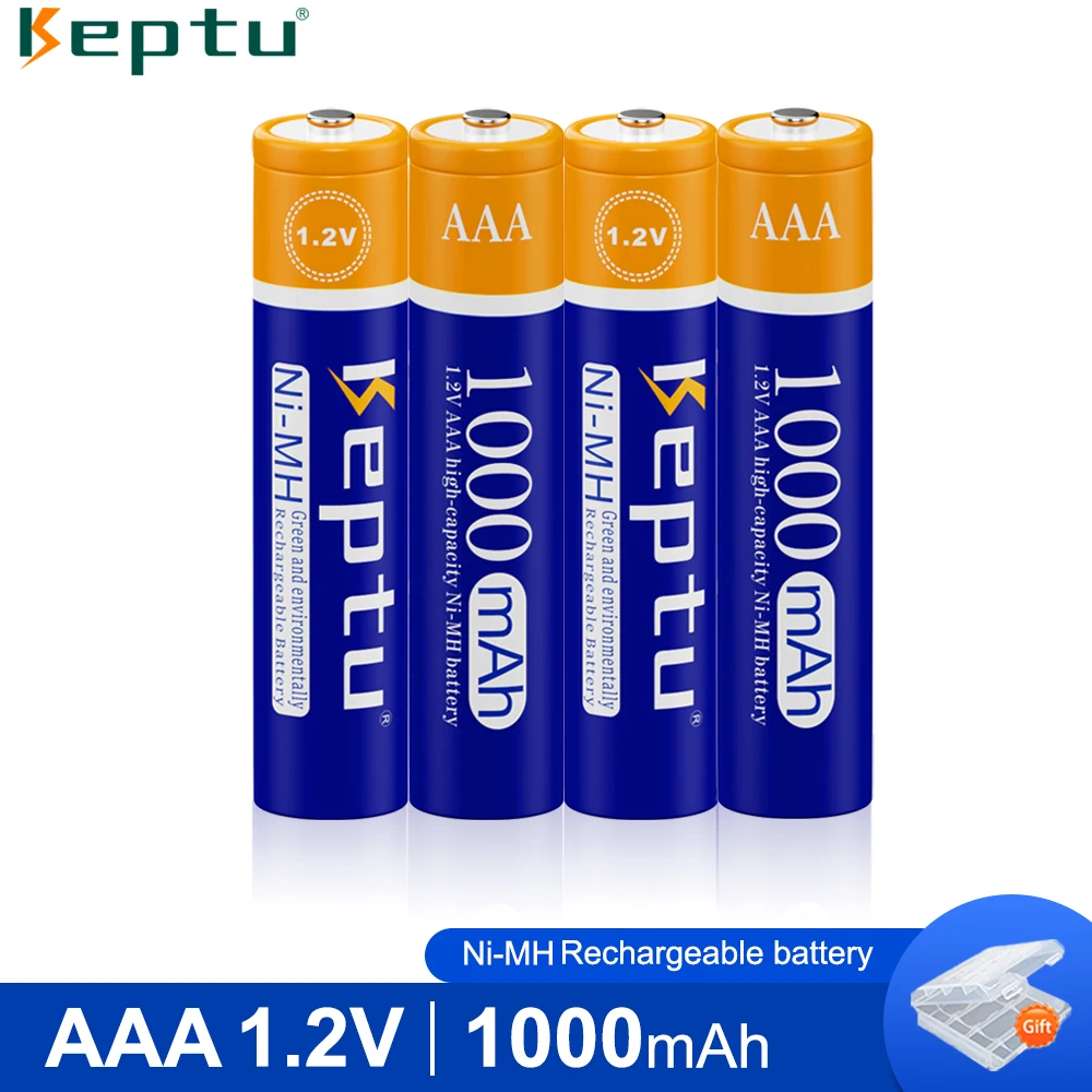 

AAA Battery Ni-MH 1.2V Rechargeable AAA Batteries 1000mah 3A aaa battery for Wireless mouse Remote Control