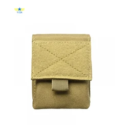 Tactical Molle Pouch Utility EDC Gadget Gear Bag Cigarette Pouch Holde Nylon high quality pouch Belts can be worn multicolor