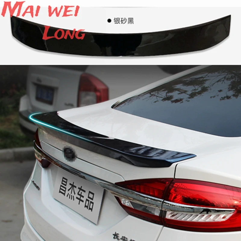 For Mondeo Spoiler MK5 Mondeo ABS Material Car Rear Wing Escape Primer Color Rear Spoiler For Ford Mondeo MK5 Spoiler 2013-2016