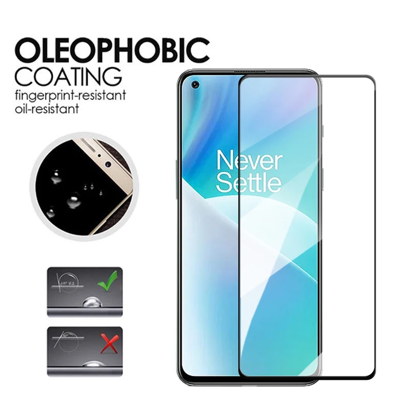 4in1 For OnePlus Nord 2T Glass 2.5D Full Cover Screen Protector OnePlus Nord 2T 5G Tempered Glass Nord 2T Lens Film 6.43 inch