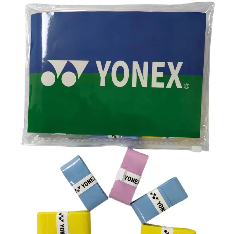 YONEX-Raquette de tennis coordonnante, accessoire de padel, antichoc, squash de badminton, bandeau d'entraînement, 15 pièces