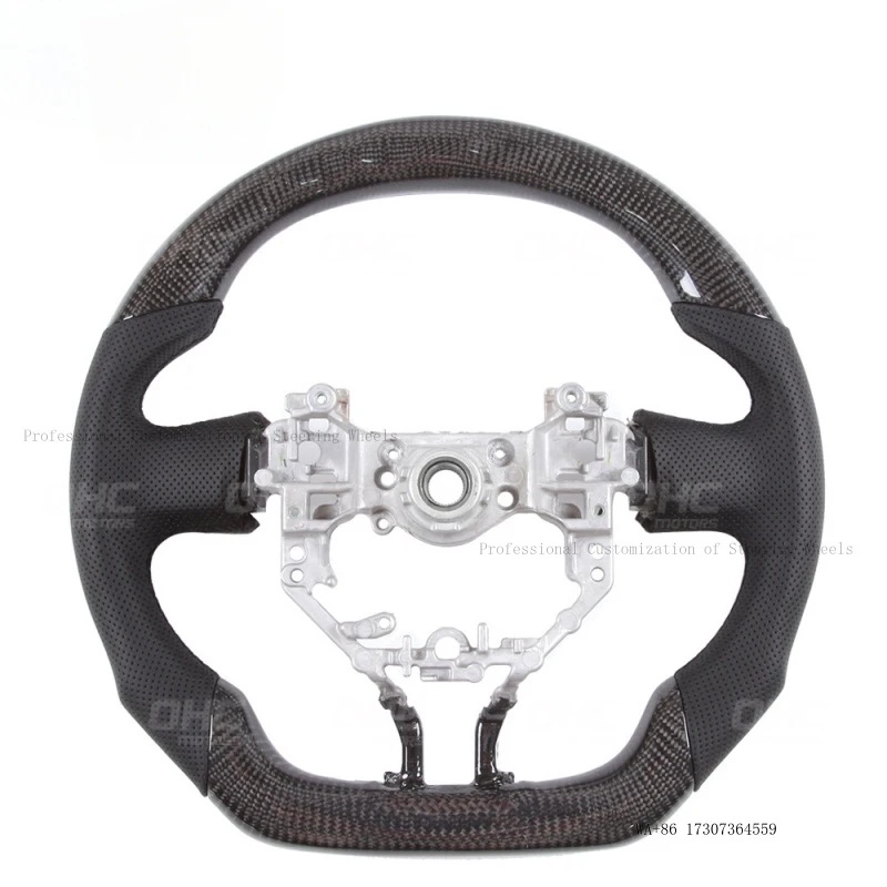 Suitable for 10-15 Toyota GT86 Subaru BRZ modified LED smart carbon fiber steering wheel
