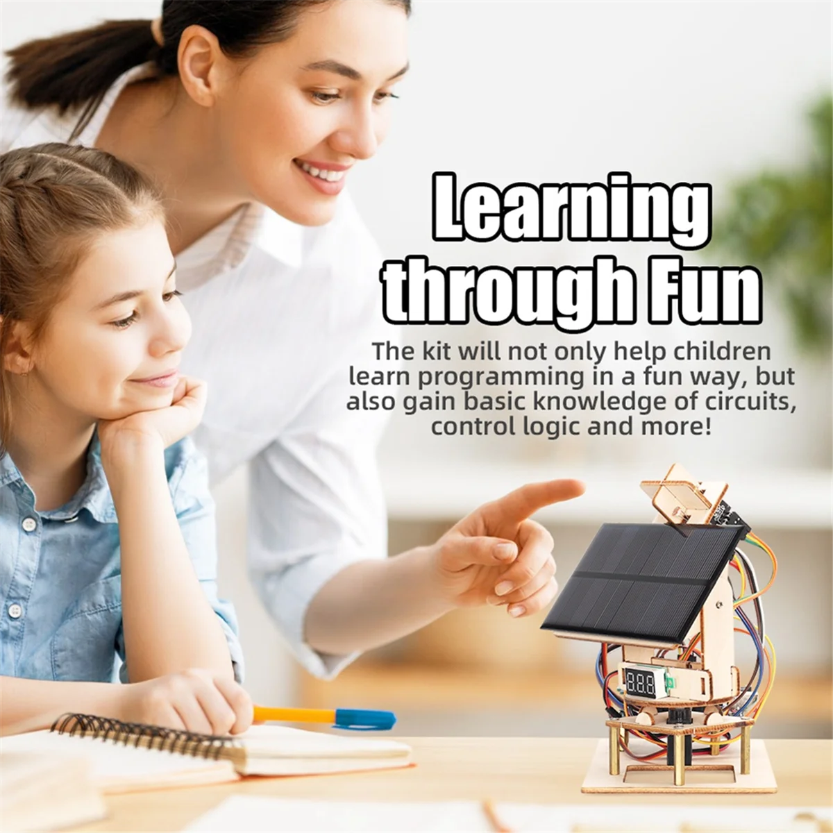 M85K Complete Kit for Programming Solar Tracking System Great Fun STEM Education Full Version Set