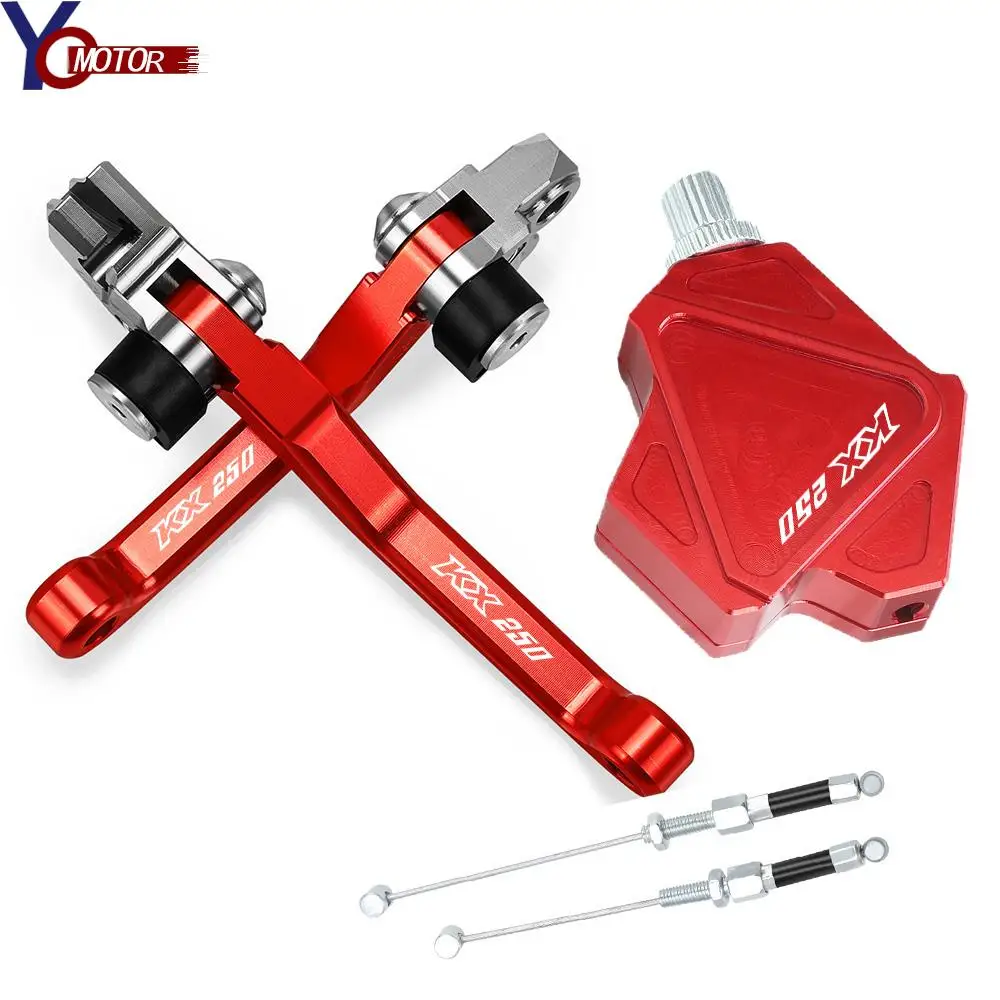 

Motorcycle Accessories Brake Clutch Lever Easy Pull Clutch Lever System Kit For KAWASAKI KX250 2000 2001 2002 2003 2004 Parts