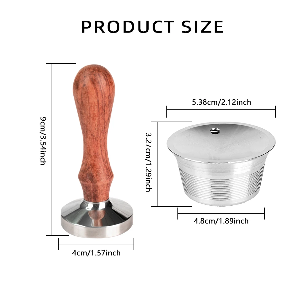 Refillable Coffee Capsule Cup Compatible With Dolce Gusto Models Reusable Coffee Pods Coffee Maker Accessory