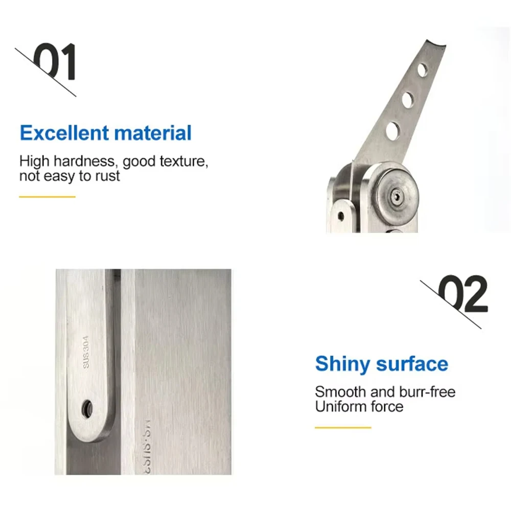 Custom Balcony Staircase Stainless Steel Railing Hardware Handrail Accessories Glass Balustrade Posts Hardware CNC Machined Part
