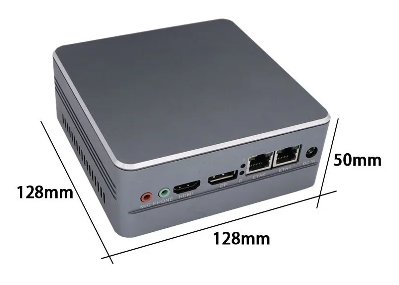 Intel Core i5-7360U Dual Core Mini PC with DP HDMI 4K 2DDR4 2LAN 4USB3.0