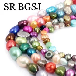 Mixed Random Irregular Potato Baroque Natural Freshwater Pearl Jewelry Making DIY Small Beads Strand 14