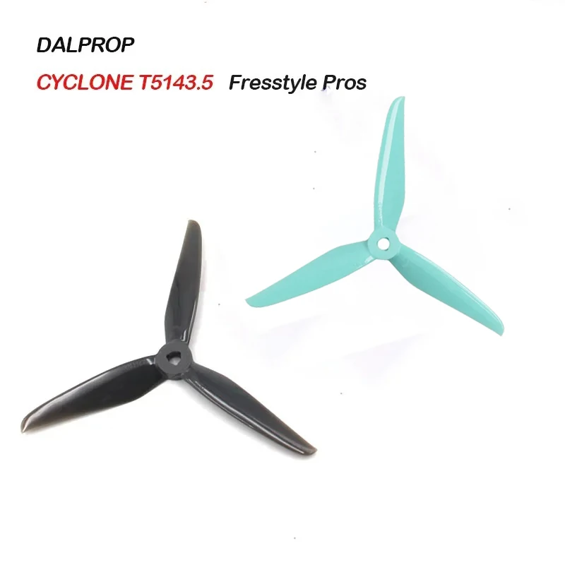 DALPROP CYCLONE T5143.5  5.1inch 3 Blade PC Propeller 5mm POPO for FPV 2207-2360 Crossing machine flower flying propeller Drone