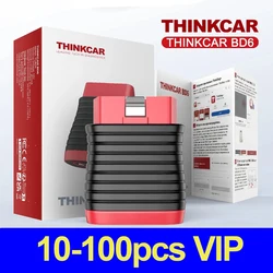 Wholesale 10PCS 50pcs THINKCAR BD6 OBD2 Scanner, All System Diagnostic Tool 5 Reset Services Lifetime Free for All Cars