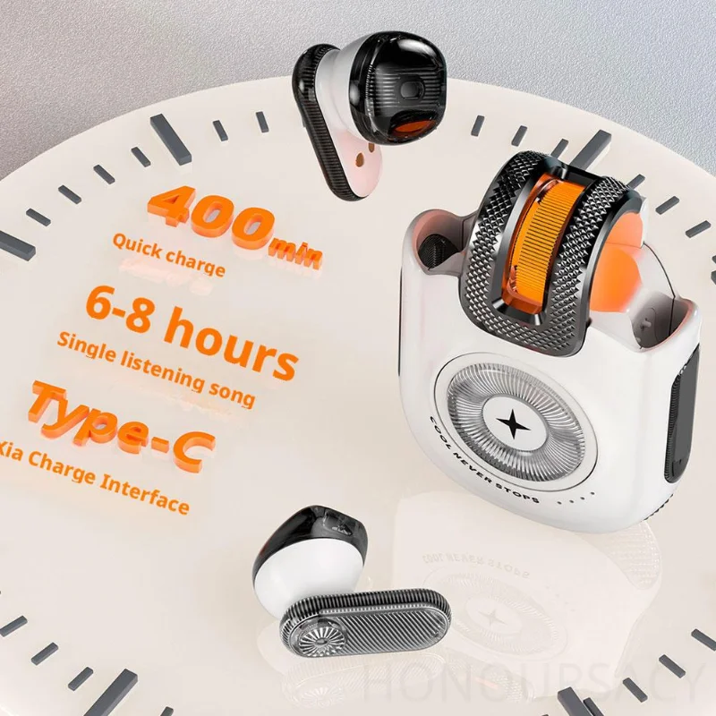 HIFI Stereo Noise Reduction Hesdsets Upgraded Q12 Voice Control BT5.4 Headphones Remote Control Drama Brushing Selfie Earphones