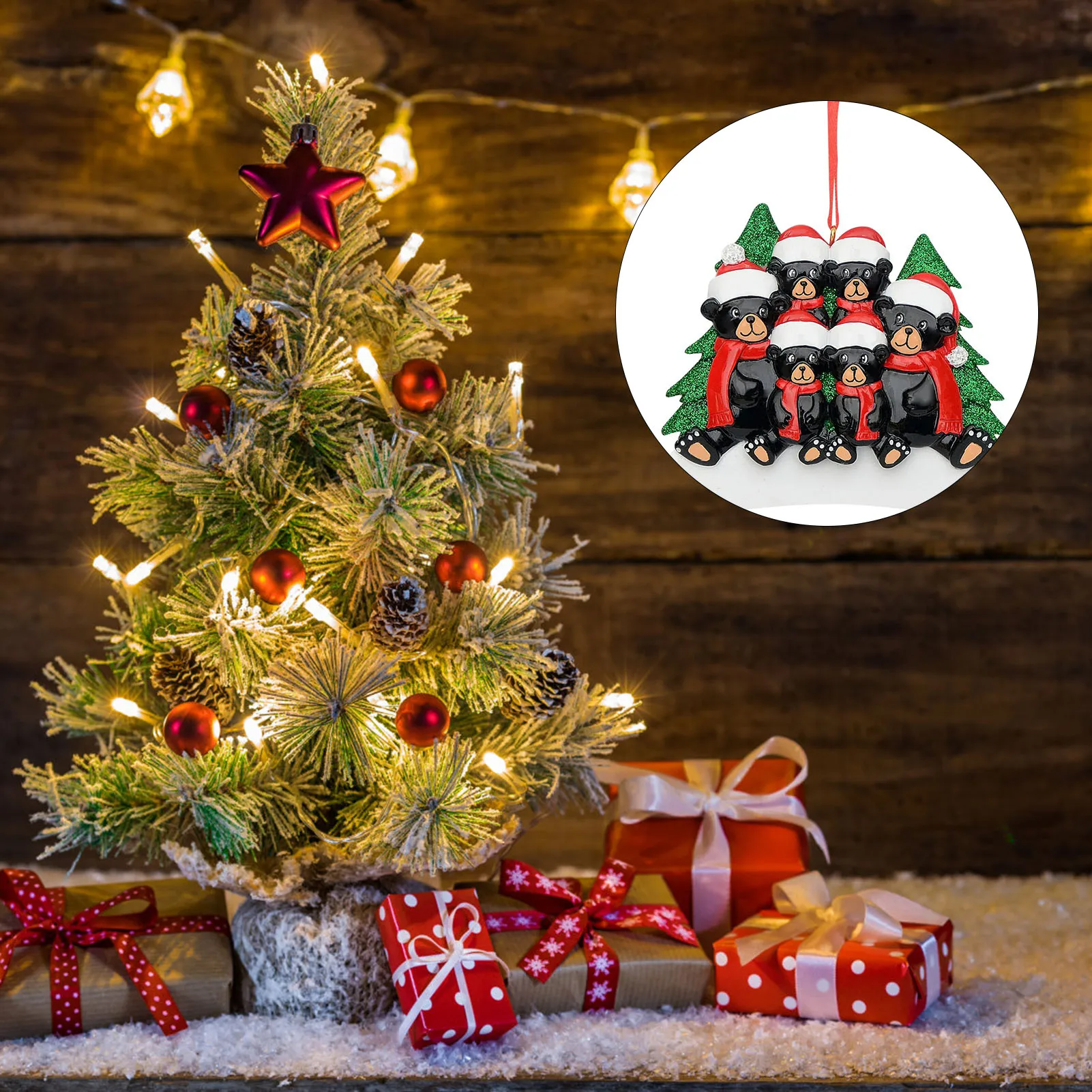 Bär Familie Weihnachts baum Anhänger bequem zu hängen spezielle Weihnachts schmuck geeignet für Familien freund Kind