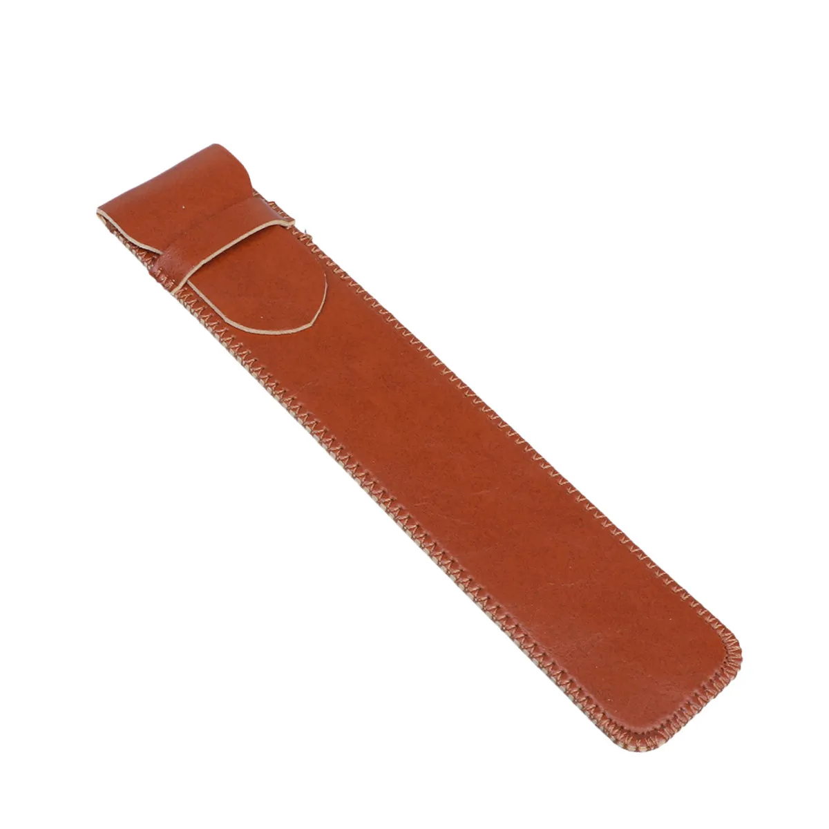 Case Protective Sleeve Compatible for Apple Pencil Brown 360 Degree Full Protection Anti-Roll Scratch Cover for