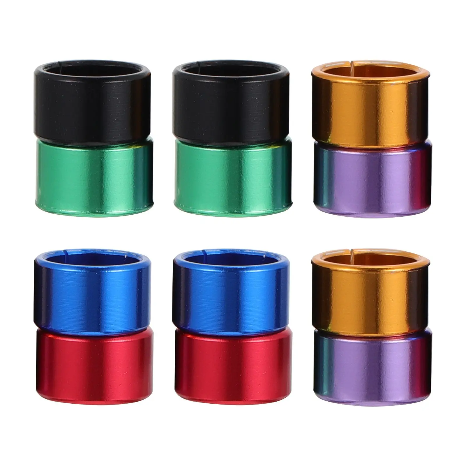 

12pcs Colored Pigeon Rings Aluminum Smooth No Burr Easy Remove Identify Birds Chick Foot Bands Poultry Leg Rings Dove Chicken