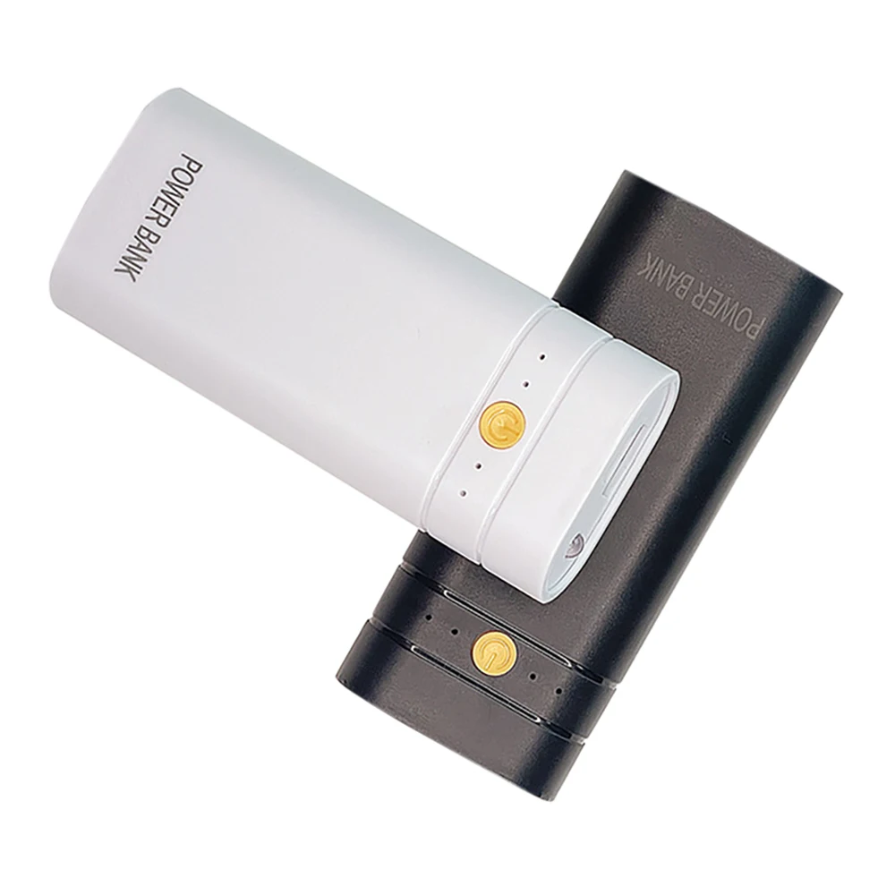 6000mAh 5V 2A 2X 18650 USB Type-C Battery Charger Case DIY Power Bank Box For Phone Electronic Charging Not Including Batteries