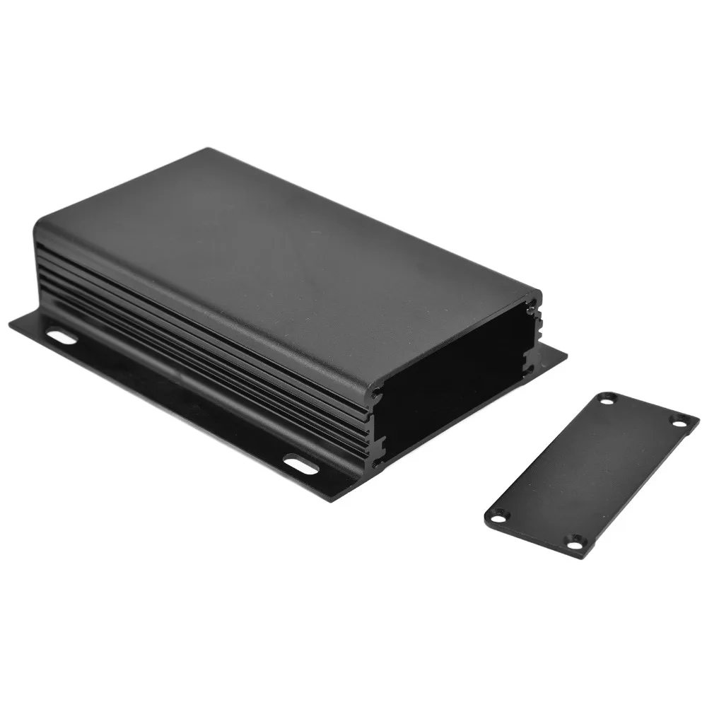 25*84*110mm Aluminum Alloy Electric Box Split Design Aluminum Aluminum Alloy Junction Box Matte Black