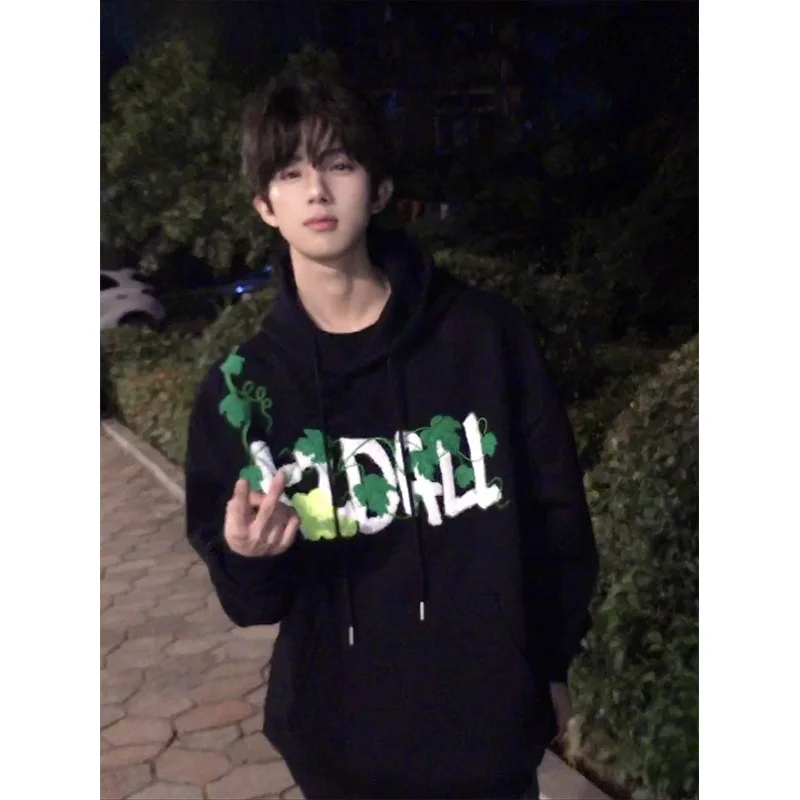 

Heavyweight Hoodie Sweatirt Embroidered Tennis Towel Men's Autumn Winter Oversize Jaet Youth Casual Faion Hooded Sweats...