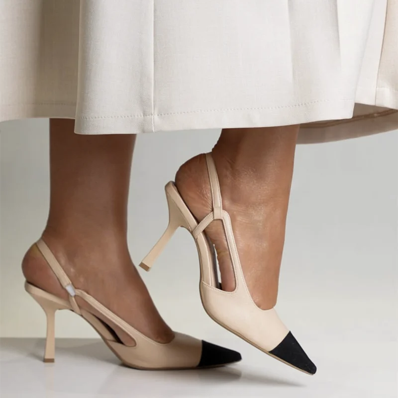 

Новое поступление лета на высоком каблуке, модные сандалии с пряжкой и острым каблуком, женские удобные простые сандалии De Mujer