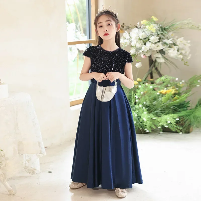 Elegant Dress for Girl Children's Party Dress Kid's Festa Junina Dresses for Girls From 12 to 14 Years Old Baby 8 Prom Luxury