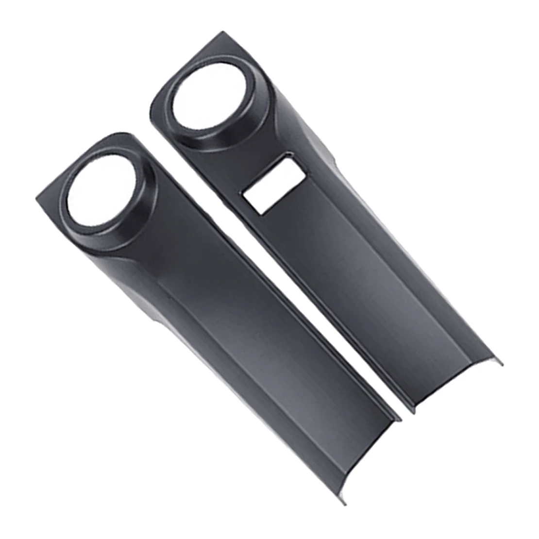 2 ชิ้น/เซ็ต Center Control Dashboard Air Conditioner แผงสีดําเงา Fit สําหรับ Toyota 4runner 2010-2021 2022 2023 LHD