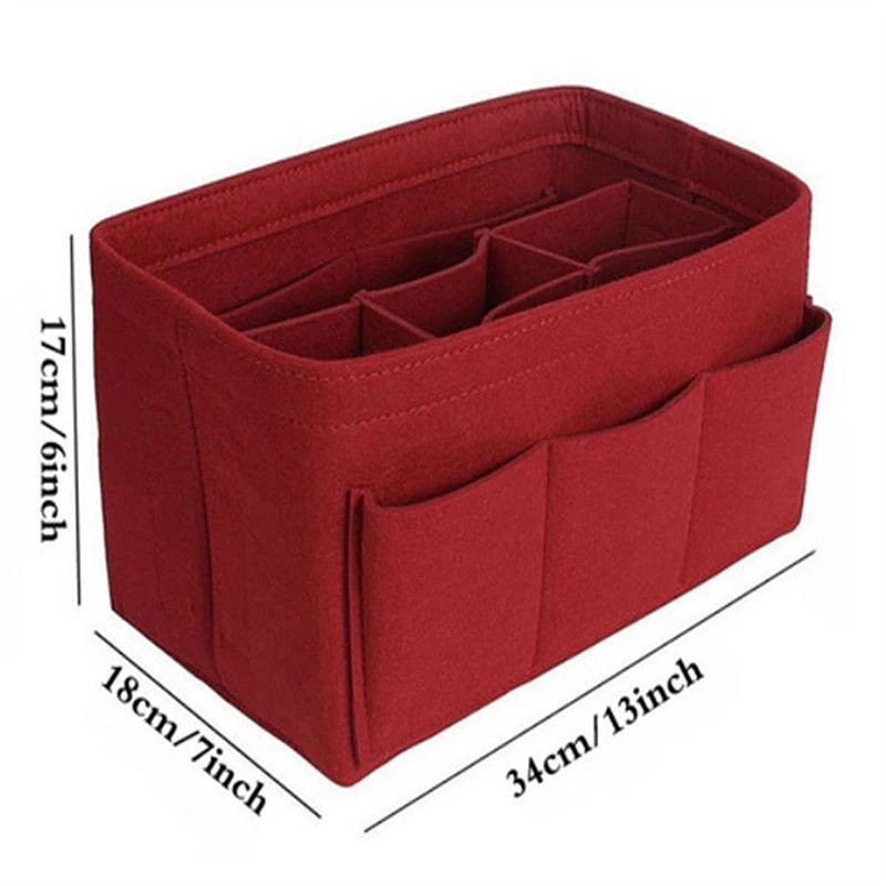 Travel storage basket felt toiletries cosmetic bag multifunctional large capacity storage bag