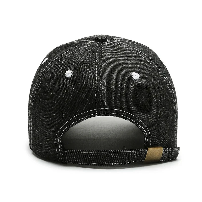 Fashion Denim Baseball Caps Simple Solid Color Unisex Baseball Caps Summer Outdoor Sun Protection Sun Hats