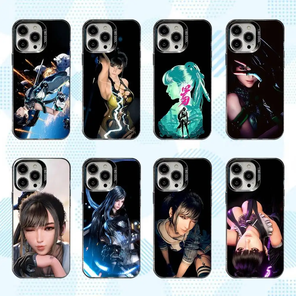 

S-Stellar Game B-Blade Phone Case For iPhone 17,16,15,14,13,12,X,8,Pro,Max,Plus,E,SE4,Air,Mini IMD Matte Black