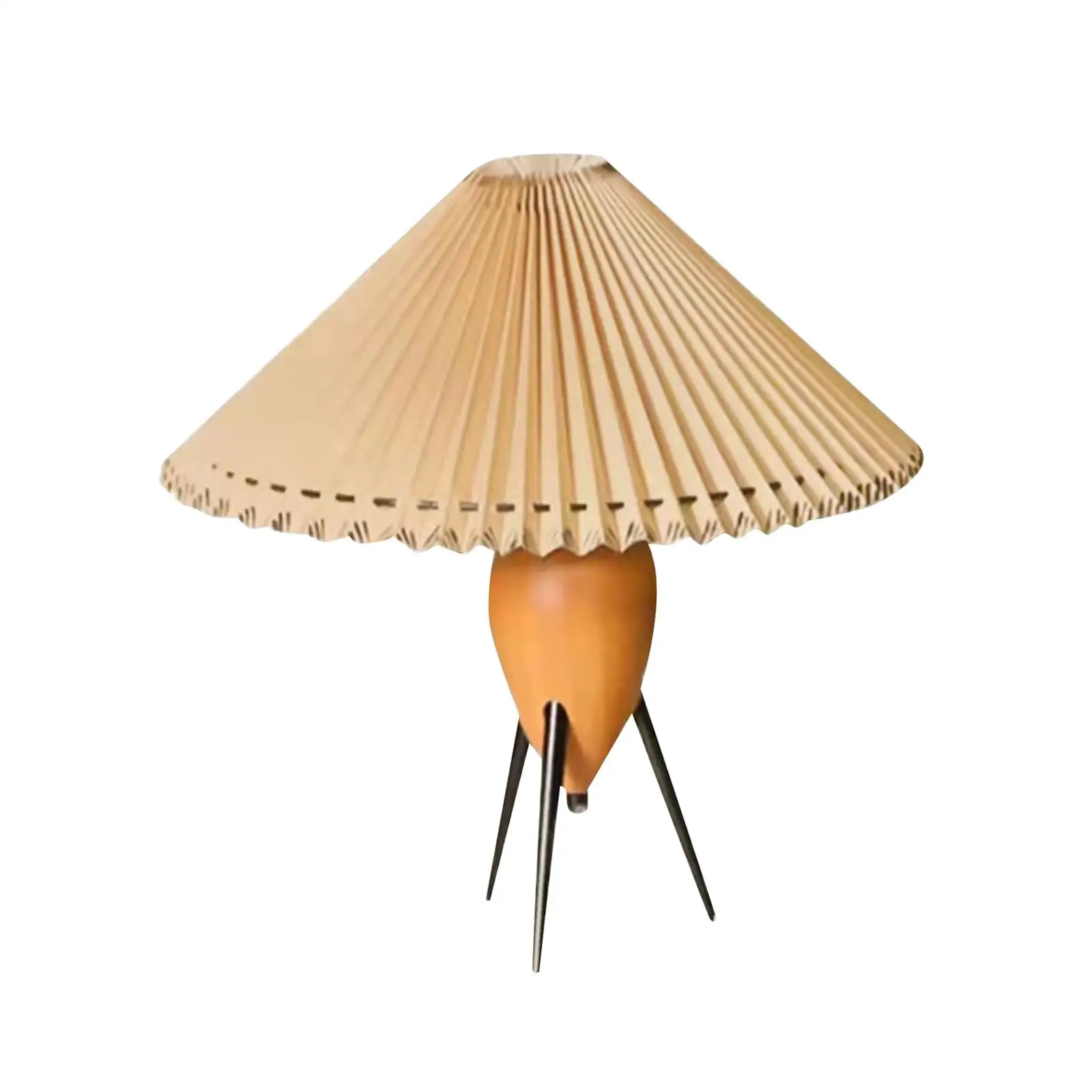 Paper Desk Lamp Ornament Decorative Modern Bed Light Bed Pleated Lamp Table Paper Lamp for Bedroom Bar Living Room Shop Indoor