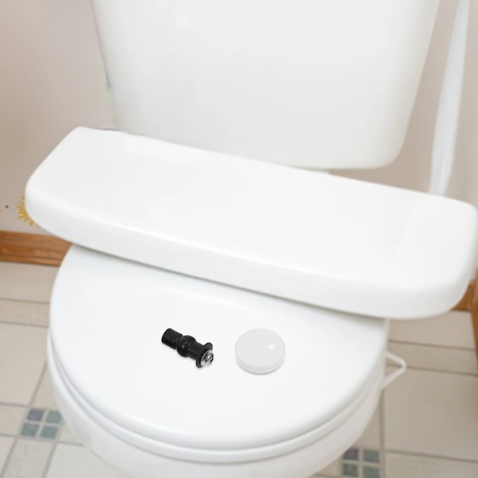 

2 Pcs Toilet Seat Fixing Screws Seats Lid Connect Hinges Bolts Replacement Parts Fittings Rubber Toddler for